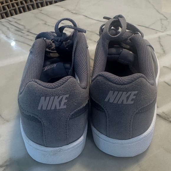 Nike Women's Court Royale Gray and White Tennis Shoe - Picture 2 of 8